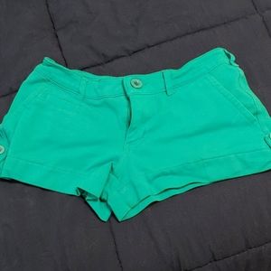 Teal Chocolate shorts